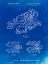 Picture of PP932-FADED BLUEPRINT LEGO OCTOPUS PATENT POSTER