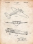 Picture of PP945-VINTAGE PARCHMENT LOCKHEED ELECTRA AIRPLANE PATENT POSTER