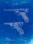 Picture of PP947-FADED BLUEPRINT LUGER PISTOL PATENT POSTER