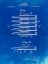 Picture of PP948-FADED BLUEPRINT MACHINE GUN BULLET CARRIER BELT PATENT POSTER
