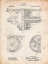 Picture of PP953-VINTAGE PARCHMENT MECHANICAL GEARING 1912 PATENT POSTER