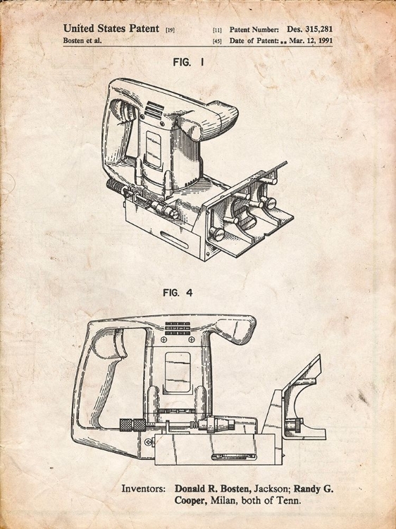 Picture of PP990-VINTAGE PARCHMENT PLATE JOINER POSTER