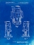 Picture of PP991-FADED BLUEPRINT PLUNGE ROUTER PATENT POSTER