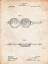 Picture of PP992-VINTAGE PARCHMENT POCKET TRANSIT COMPASS 1919 PATENT POSTER