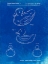 Picture of PP1021-FADED BLUEPRINT RUBBER DUCKY PATENT POSTER