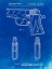 Picture of PP1034-FADED BLUEPRINT SIG SAUER P220 PISTOL PATENT POSTER