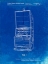 Picture of PP1043-FADED BLUEPRINT SLOT MACHINE PATENT POSTER