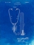 Picture of PP1066-FADED BLUEPRINT STETHOSCOPE PATENT POSTER