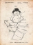 Picture of PP1067-VINTAGE PARCHMENT STOCKING HOLDER POSTER