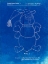 Picture of PP1070-FADED BLUEPRINT STUFFED ANIMAL POSTER