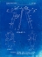 Picture of PP1074-FADED BLUEPRINT SURGICAL GOWN PATENT PRINT