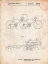 Picture of PP1084-VINTAGE PARCHMENT TANDEM BICYCLE PATENT POSTER