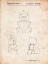 Picture of PP1085-VINTAGE PARCHMENT TEDDY BEAR POSTER