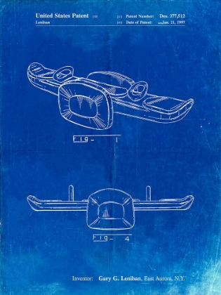 Picture of PP1087-FADED BLUEPRINT TEETER TOTTER POSTER