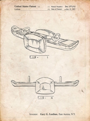 Picture of PP1087-VINTAGE PARCHMENT TEETER TOTTER POSTER