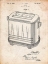 Picture of PP1100-VINTAGE PARCHMENT TOASTER PATENT ART, VINTAGE TOASTER