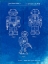 Picture of PP1101-FADED BLUEPRINT TOBY TALKING TOY ROBOT PATENT POSTER