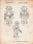 Picture of PP1101-VINTAGE PARCHMENT TOBY TALKING TOY ROBOT PATENT POSTER