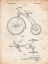 Picture of PP1114-VINTAGE PARCHMENT TRICYCLE PATENT POSTER