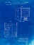 Picture of PP1115-FADED BLUEPRINT TUBE TELEVISION PATENT POSTER