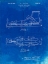 Picture of PP1124-FADED BLUEPRINT VINTAGE SKIS PATENT POSTER