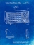 Picture of PP1126-FADED BLUEPRINT VINTAGE TABLE RADIO PATENT POSTER