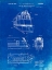 Picture of PP1141-FADED BLUEPRINT ZEPHYR TRAIN PATENT POSTER