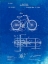 Picture of PP51-FADED BLUEPRINT BICYCLE GEARING 1894 PATENT POSTER