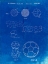 Picture of PP54-FADED BLUEPRINT SOCCER BALL 1985 PATENT POSTER