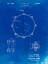 Picture of PP105-FADED BLUEPRINT DRUM KEY HOLDER PATENT POSTER