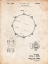 Picture of PP105-VINTAGE PARCHMENT DRUM KEY HOLDER PATENT POSTER