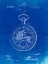 Picture of PP112-FADED BLUEPRINT U.S. WATCH CO. POCKET WATCH PATENT POSTER