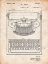 Picture of PP135- VINTAGE PARCHMENT DAYTON PORTABLE TYPEWRITER PATENT POSTER