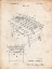 Picture of PP136- VINTAGE PARCHMENT FOOSBALL GAME PATENT POSTER