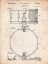 Picture of PP147- VINTAGE PARCHMENT SLINGERLAND SNARE DRUM PATENT POSTER