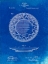 Picture of PP150- FADED BLUEPRINT HAVILAND DINNER PLATE PATENT POSTER