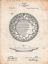 Picture of PP150- VINTAGE PARCHMENT HAVILAND DINNER PLATE PATENT POSTER