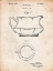 Picture of PP155- VINTAGE PARCHMENT HAVILAND BASIN PITCHER PATENT POSTER