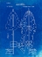Picture of PP158- FADED BLUEPRINT 1898 HOCKEY SKATE PATENT POSTER