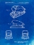 Picture of PP164- FADED BLUEPRINT MINI STAPLER PATENT POSTER