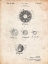 Picture of PP168- VINTAGE PARCHMENT GOLF BALL UNIFORMITY PATENT POSTER