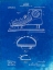 Picture of PP169- FADED BLUEPRINT HOCKEY SKATE PATENT POSTER