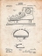 Picture of PP169- VINTAGE PARCHMENT HOCKEY SKATE PATENT POSTER