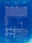 Picture of PP181- FADED BLUEPRINT TENNIS NET PATENT POSTER