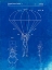Picture of PP187- FADED BLUEPRINT PARACHUTE 1982 PATENT POSTER