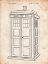 Picture of PP189- VINTAGE PARCHMENT DOCTOR WHO TARDIS POSTER