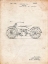 Picture of PP194- VINTAGE PARCHMENT HARLEY DAVIDSON MOTORCYCLE 1919 PATENT POSTER