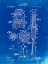 Picture of PP230-FADED BLUEPRINT ROBERT GODDARD ROCKET PATENT POSTER