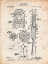 Picture of PP230-VINTAGE PARCHMENT ROBERT GODDARD ROCKET PATENT POSTER