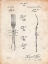 Picture of PP238-VINTAGE PARCHMENT FORK PATENT POSTER